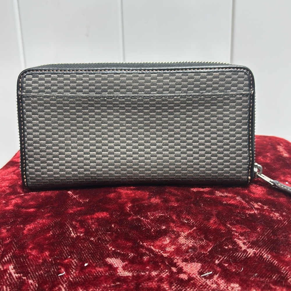 Coach Legacy long wallet black/grey jacquard - Picture 2 of 5
